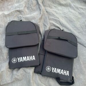 Set of Yamaha Black Speaker cases